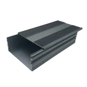 Factory Custom Electronics Casing Pcb Amplifier Aluminum Case Extrusion Enclosures Profile Suppliers