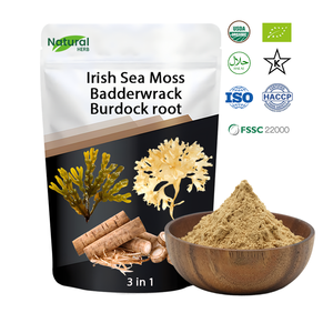 爱尔兰海苔Bladderwrack提取物牛蒡根<span class=keywords><strong>3</strong></span>合1食品级草药提取物粉末真空包装桶 - Product Image 2
