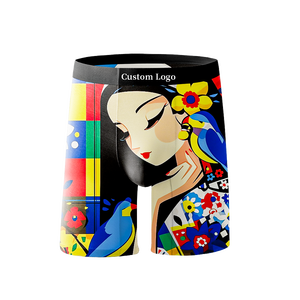Calzoncillos Deportivos Ajustados de Alta Elasticidad <span class=keywords><strong>con</strong></span> Diseño Personalizado de Tu Marca, <span class=keywords><strong>Dibujos</strong></span> Personalizados, Serie de Impresiones Artísticas Modernas - Product Image 1
