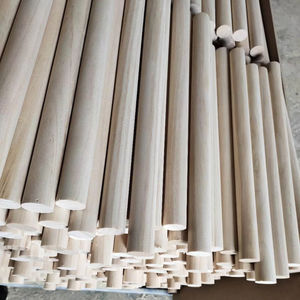 Disesuaikan Beech kayu Paulownia bulat Dowel 3-60mm Dia kayu Solid tongkat desain Modern untuk Hotel aplikasi - Product Image 3