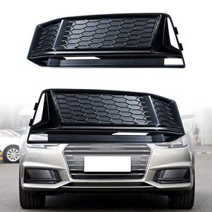 Cubierta de Faro Antiniebla de Plástico Estilo S4 y Rejilla de Marco de Luz Antiniebla para Audi A4L 2017-2019 B9 - Product Image 1