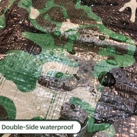 Chine 4x5 5x8 fournisseur de feuilles prêtes à l'emploi impression robuste résistant à l'eau camouflage bâche pe bâche