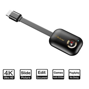 Récepteur TV 4K <span class=keywords><strong>G9</strong></span> Plus Mirascreen, dongle de mise en miroir d'écran WiFi 5G Linux pour téléphone portable, tablette et téléviseur - Product Image 5