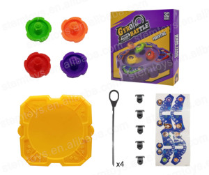 Plaque <span class=keywords><strong>de</strong></span> <span class=keywords><strong>combat</strong></span> gyroscopique <span class=keywords><strong>de</strong></span> type traction, jouet interactif parent-enfant multijoueur compétitif super battle spinning top - Product Image 2