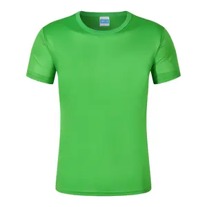 Vente en gros T-shirts unisexes de haute qualité 100% coton avec impression de logo personnalisé col rond grande taille pour hommes