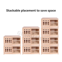Offre Spéciale toutes saisons Modulaire en bois produits pour oiseaux pigeons de course nichoir en bois canari pigeon cage d'élevage pour pigeons