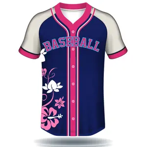 Özelleştirme tam boya yüceltilmiş amerikan beyzbol tişörtü, beyzbol formaları, beyzbol formaları