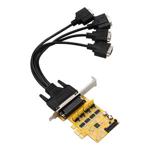 Tarjeta serie <span class=keywords><strong>PCI</strong></span> <span class=keywords><strong>Express</strong></span> de 4 puertos RS232 DB9 () con fuentes de salida de alimentación de 5V o 12V - Product Image 3