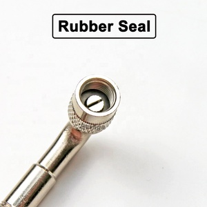 Estensione della valvola del pneumatico adattatore di estensione dello stelo della valvola schrader cromato 45 90 estensori gonfiabili piegati a 135 gradi <span class=keywords><strong>per</strong></span> camper e camion - Product Image 2