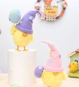 Venta caliente lindo huevo de Pascua pollo muñeca decoración Instagramable regalo para niños para graduación y vacaciones de Pascua - Product Image 4