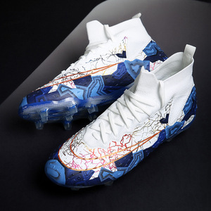 Putian <span class=keywords><strong>scarpe</strong></span> da calcio da uomo e da donna alte senza cuciture taglie grandi taglie rotte unghie in rete con chiusura lunga per unghie invernali - Product Image 3