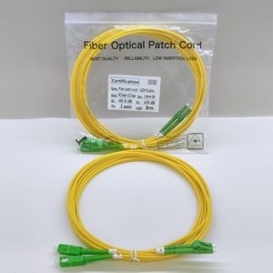 Cable de Fibra Óptica Monomodo Dúplex SC/APC a LC/APC de Grado Industrial, Conector de Cable de Fibra Óptica LSZH SM - Product Image 4
