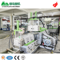 100-500 KG/H Modèle Différent Déchets En Plastique Recyclage Machine De Granulation PP PE PS PC ABS PA PET Granulateur En Plastique Machine Prix