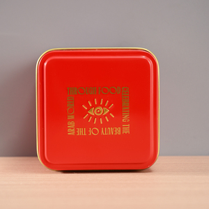 Hộp thiếc vuông kín khí, cấp thực phẩm, bán buôn, đựng cà phê, trà, kẹo, sôcôla - Product Image 4