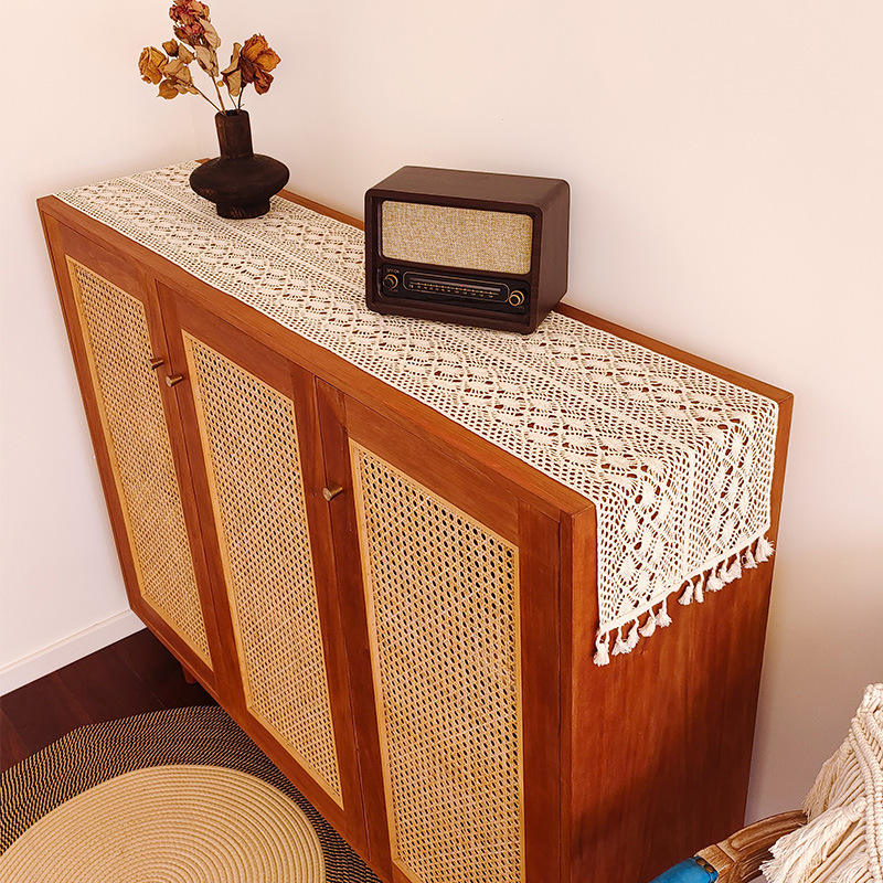 Phoenix Tail Flower - Square-Headed Cotton Edge