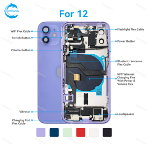 Carcasa Trasera de Alta Calidad STAROZON para iPhone <span class=keywords><strong>12</strong></span> Mini <span class=keywords><strong>Pro</strong></span> Max, Fácil de Instalar, Plug and Play - Product Image 3