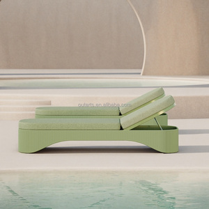 Mobilier <span class=keywords><strong>de</strong></span> plage extérieur <span class=keywords><strong>de</strong></span> luxe <span class=keywords><strong>de</strong></span> haute qualité Foshan Kingmake avec coussin épais, lit <span class=keywords><strong>de</strong></span> soleil pour piscine, chaise longue <span class=keywords><strong>de</strong></span> plage - Product Image 5