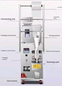 HIPAC <span class=keywords><strong>N</strong></span>-100 machine d'emballage multifonctionnelle en petits sacs pour le remplissage de granules de riz, thé, café, sel, <span class=keywords><strong>sucre</strong></span>, riz pour applications alimentaires - Product Image 3