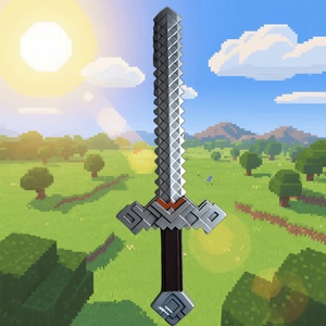 Épée en mousse PU de 23,62 pouces, légère <span class=keywords><strong>et</strong></span> sûre, style jeu de rôle, pour affichage, inspirée des jeux de blocs, pour la vente en gros - Product Image 5
