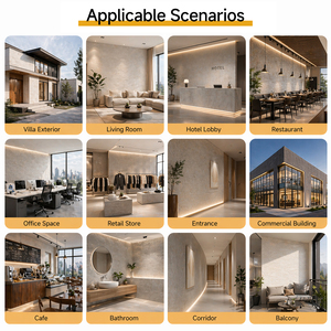 Vente directe usine – Revêtement flexible en travertin 3D Reborn Stone, design moderne 600*1200, pour espaces commerciaux et résidentiels - Product Image 3