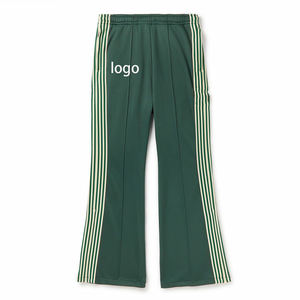 2025 OEM Logo Custom Embroidery Elastic Waist High Quality Street Wear Straight Wide Leg <b>100</b>% <b>Nylon</b> Pants Men Baggy Track Pants - Product Image 4