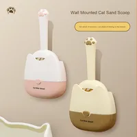 Ensemble de cuillères à litière multifonctionnelles intégrées pour le nettoyage des animaux domestiques avec accessoires pour litière