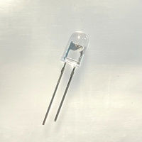 Diode LED Jaune Ambre 5mm 590-595nm 14mil Haute Luminosité 14000mcd Ronde à Passage Traversant pour Feux de Signalisation de Circulation