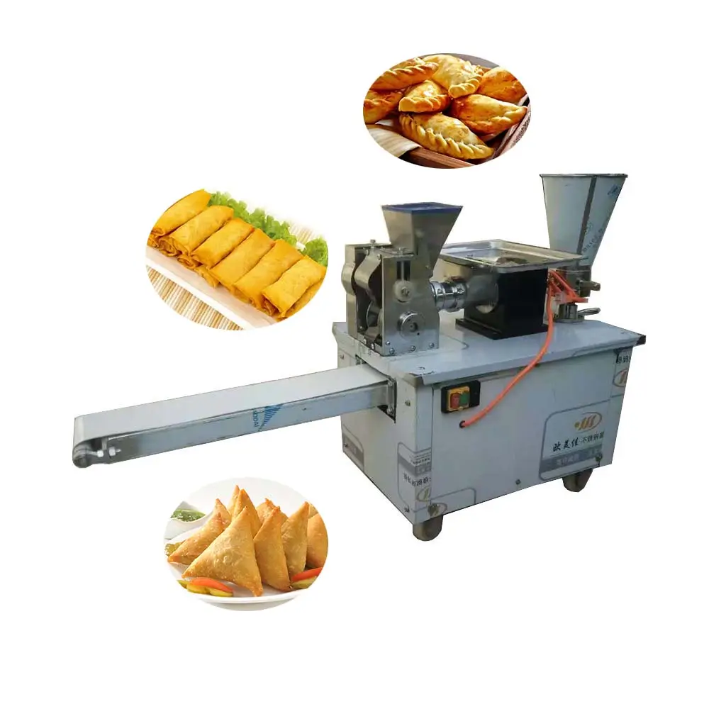 מלא אוטומטי סיני כופתה מכונה/סמוסה/empanada ביצוע מכונת