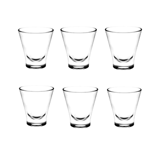 ENSEMBLE DE 6 VERRES TRANSPARENTS JAVA 7CL - Product Image 1