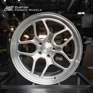 Кованые задние диски Beadlock 5x114.3 для драг-каров Mustang GT, 17, 18, <span class=keywords><strong>19</strong></span> дюймов, моноблок, алюминий 6061 T6, с индивидуальным логотипом - Product Image 2