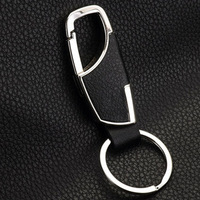 Porte-clés de voiture pour hommes, nouveau pendentif personnalisé, taille, cadeaux promotionnels, haute qualité, cuir, métal, alliage de Zinc