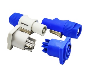 Connecteur Powercon 3 broches pour éclairage de scène DMX, 20A/250V, fiches mâles pour <span class=keywords><strong>haut</strong></span>-parleurs, compatible avec les connecteurs Neutrik NAC3FCA, NAC3FCB, NAC3MA - Product Image 3
