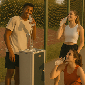 Bebedero Eléctrico de Acero Inoxidable 316 para Exteriores, Montado en Pedestal, con Ósmosis Inversa, Instalación de <span class=keywords><strong>Agua</strong></span> Fría - Product Image 6