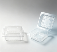 Boîtes d'emballage pour macarons en plastique PET transparent thermoformé personnalisables, matériaux recyclés, impression par transfert UV/thermique pour