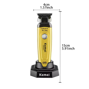 Tagliacapelli Cordless Km-90-5 con Base di Ricarica per Uso Professionale, 7500 RPM, Macchina per Taglio <span class=keywords><strong>Capelli</strong></span> da Uomo - Product Image 2