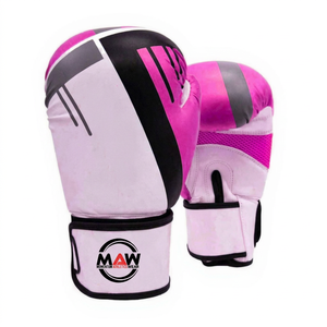 MAW Boxing Gloves PU Material Velcro Closure Breathable Unisex for Boxing Training - Product Image 2