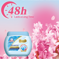 Lessive en dosettes 4-en-1 écologiques aux enzymes, parfum Jacinthe, avec film PVA