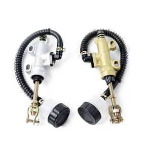 Pompa rem hidrolik kaki belakang sepeda motor <span class=keywords><strong>Kawasaki</strong></span> Universal pompa silinder utama rem belakang reparasi untuk Suzuki Honda Yamaha - Product Image 1