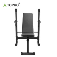 Banc de musculation inclinable multifonctionnel réglable TOPKO, nouveau design, pour hommes