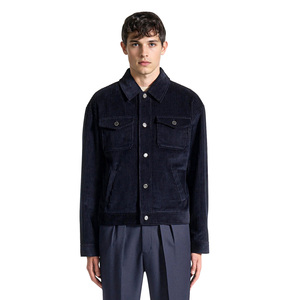 High Street Fashion Wholesale Custom Logo Casual Bomber Corduroy Trucker <strong>Jacket</strong> - Product Image 5