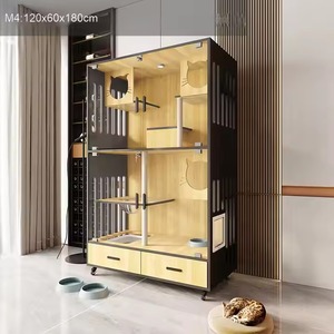 Hot Sale Indoor Easy Install Wooden <strong>Pet</strong> Cat Play <strong>House</strong> Cages Furniture Cat Villa <strong>House</strong> for Multiple Cats - Product Image 6