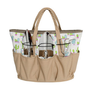Mydays <b>Garden</b> <b>Tool</b> Duffle <b>Bag</b> 17 L Multi Function <b>Garden</b> <b>Tool</b> <b>Bag</b> With Wooden Handles And Metal <b>Tools</b> For Outdoor Use - Product Image 4