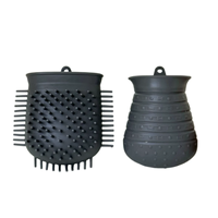 ZMaker Nouveau Style Tasse de Nettoyage Portable pour Pattes de Chien, Lave-Pattes pour Animaux avec Brosse de Nettoyage pour Chiens et Chats, Massage et Toilettage des Griffes Sales