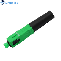 Venta Directa de Fábrica: Conector Rápido de Fibra Óptica FTTH SC-APC Preincrustado, de Montaje Rápido e Inserción Directa para Equipos de Fibra Óptica