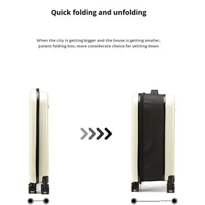 กระเป๋าเดินทางแบบมีล้อลาก 20 นิ้ว รุ่น WEOBGR SABER กระเป๋าเดินทางพับได้ น้ำหนักเบา ทำจากวัสดุนีโอพรีน พร้อมที่จับแบบยืดหดได้ ผ่านมาตรฐาน TSA - Product Image 2