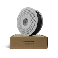 Filament d'impression 3D Original Bamboo Lab PLA Basic-Black (10101) facile à imprimer, 1,75 mm, haute résistance, biodégradable pour AMS