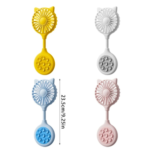 Poche de ventilateur de bureau USB pliable pratique pour le voyage à l'extérieur à l'intérieur avec ventouse pour application en voiture - Product Image 6