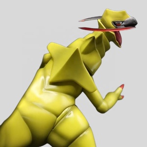 Adornos de Dragón del Miedo, Hacha Doble Tomahawk, Grupo de Evolución, Animación, Modelo Hecho a Mano - Product Image 4
