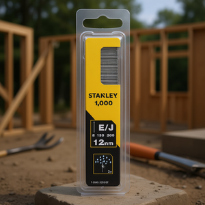 Clavos Stanley E/J de 12 mm, paquete de 1000, galvanizados con zinc, para estructuras de madera - Product Image 3