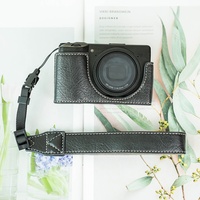Étui de protection en cuir exquis et rétro compatible OEM Ricoh GR3/GR4/GR3X et sac de base portable
